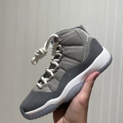 Size 4y Jordan 11 Cool Grey