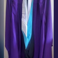  Size LARGE Cap, Gown, Tassle 