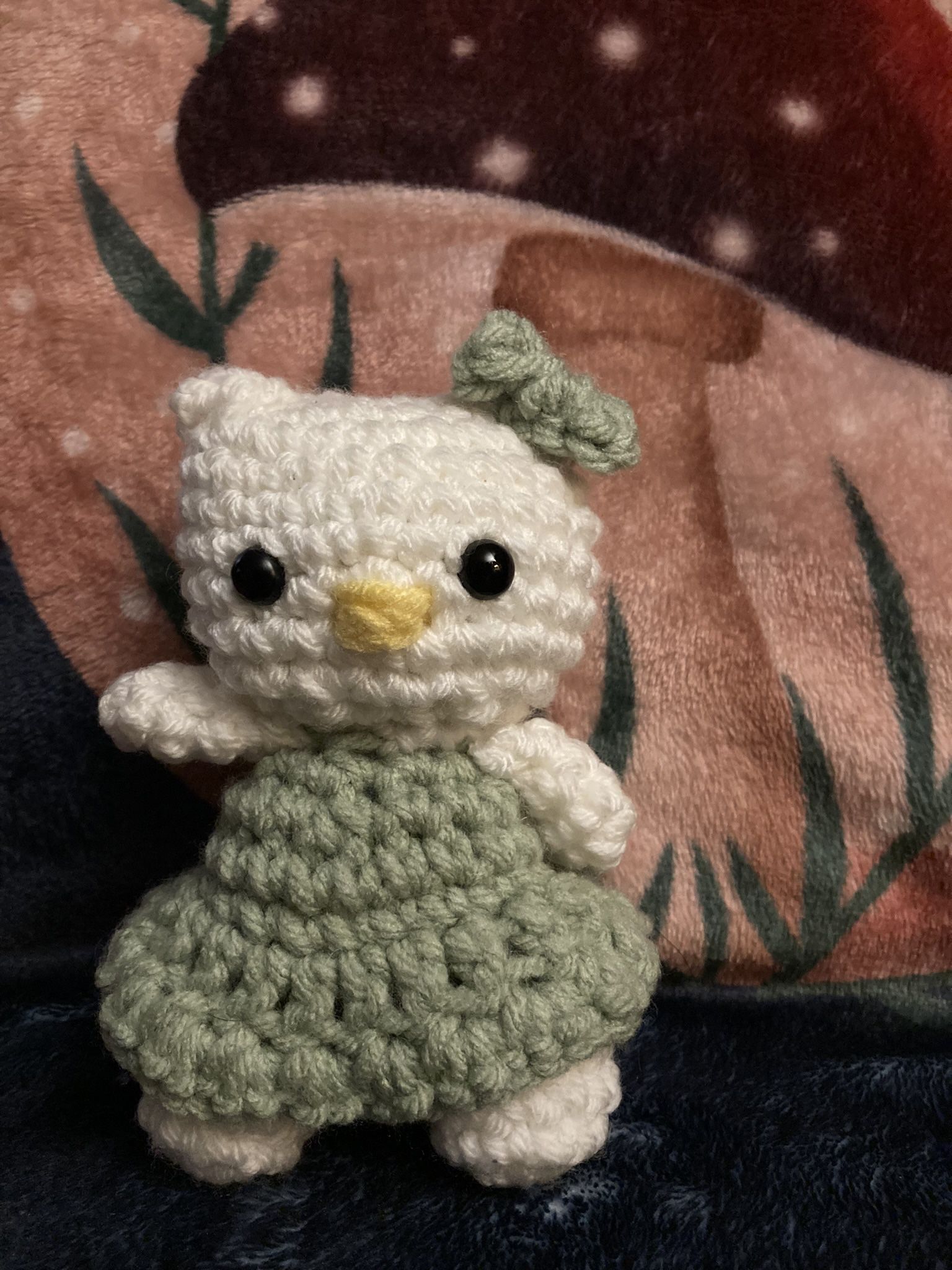 Crochet Hello Kitty Kawaii Amigurumi Plush Toy 