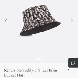 Dior Reversible Bucket Hat Medium