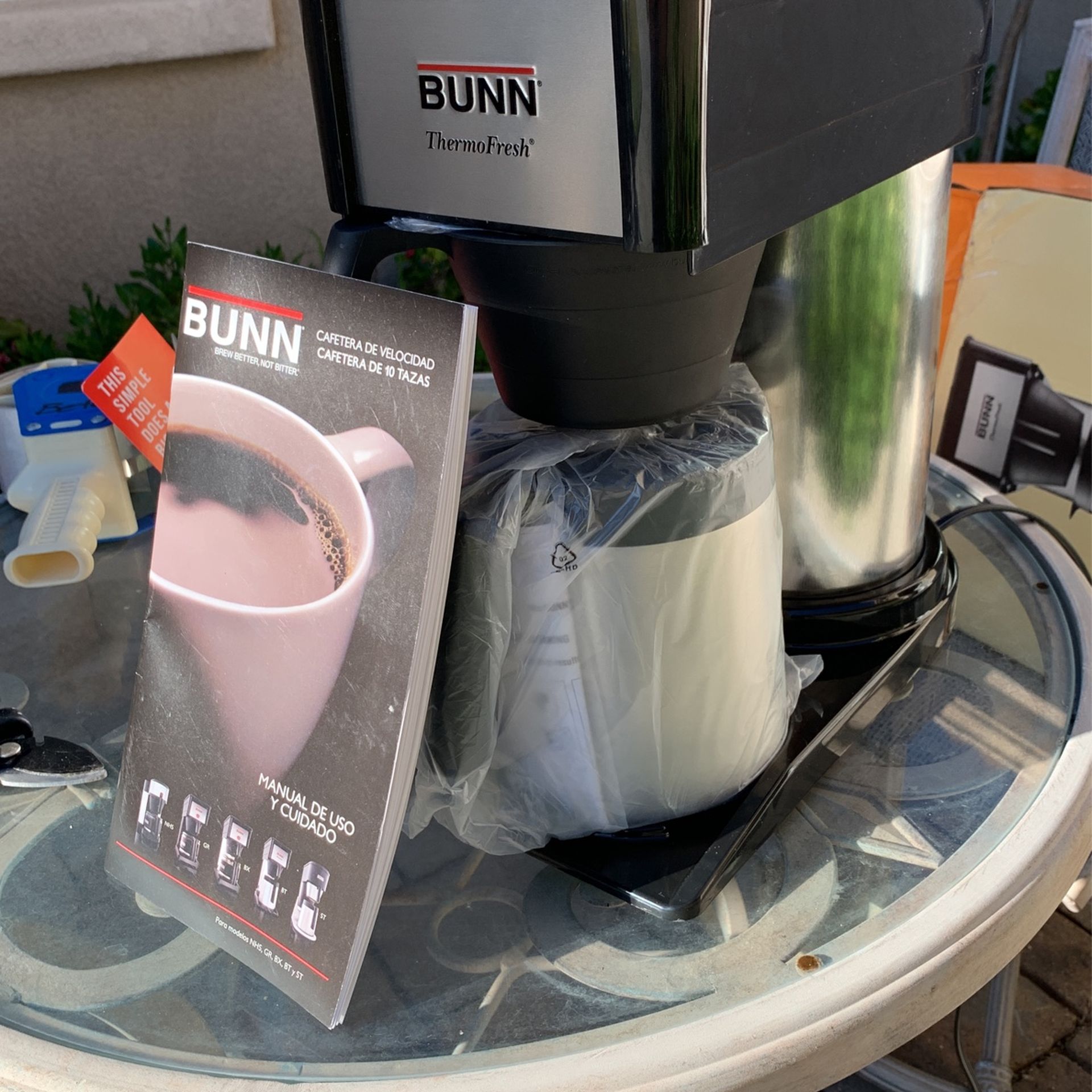 BUNN BT BT Speed Brew 10 Cup Thermal Carafe Home Coffee Brewer, Black