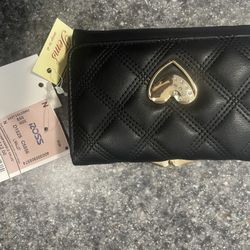 Black And Pink Heart Wallet