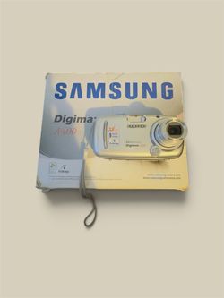 Vintage Samsung Digimax A400 Digital Camera - CIB (Complete in Box) - Y2K Retro Digicam”