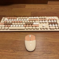 Retro Keyboard And Mouse Combo Set-$15- West Kendall 