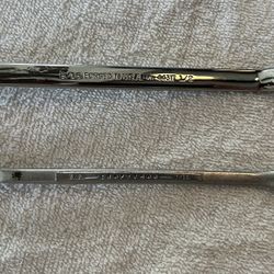 Two Sears Craftsman Offset 12 Point Wrenches