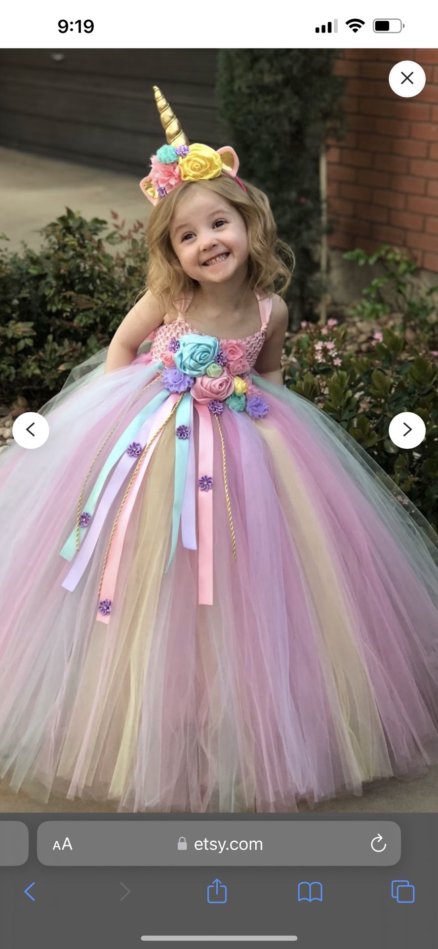 Unicorn Dress - Perfect For Birthdays 