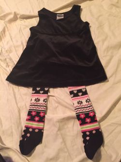 2t dress and tights