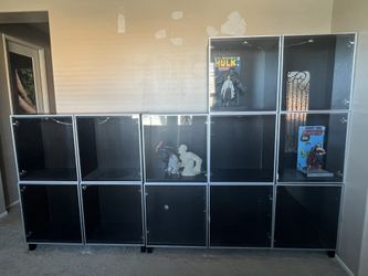 IKEA Besta Shelves With Glass Doors. Nt. Sideshow/bowen