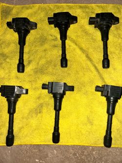 OEM Nissan V6 Ignition Coils - Set of 6 (Fits Altima / Maxima / Murano)