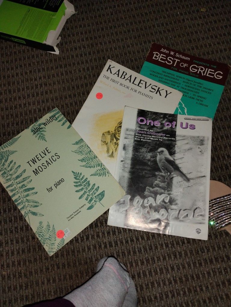 Vintage Piano Music Books