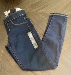 NWT SO Dark Wash Pull-On Denim Jeggings - Girls Size 12