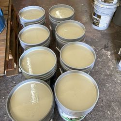 40 Gallons Exterior Paint Flat - Light Tan