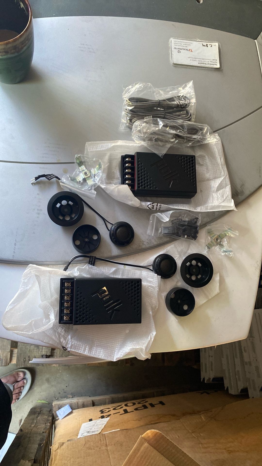 Polk DB Marine 300 Watt Tweeters  &  Crossovers Olny 