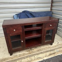 Wood TV Stand, Very Sturdy $50