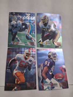 1995 fleer metal cards  97, 127, 189, 192