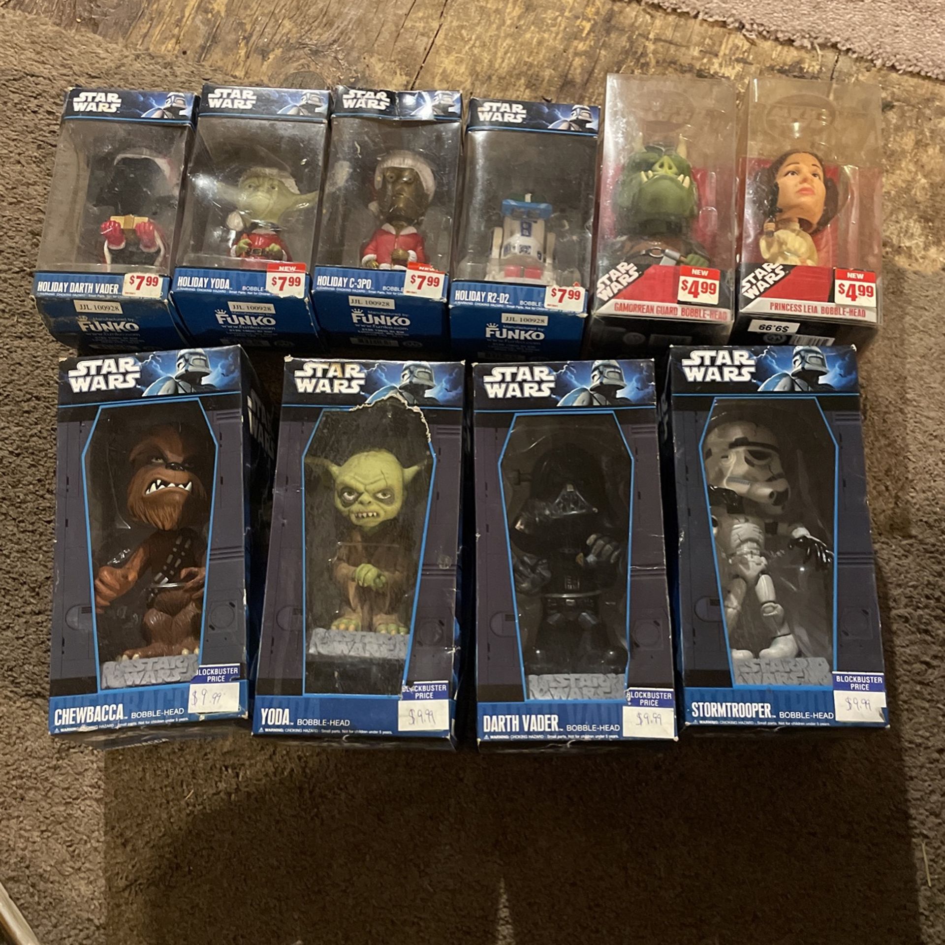 Star Wars Funko Bobble Heads 