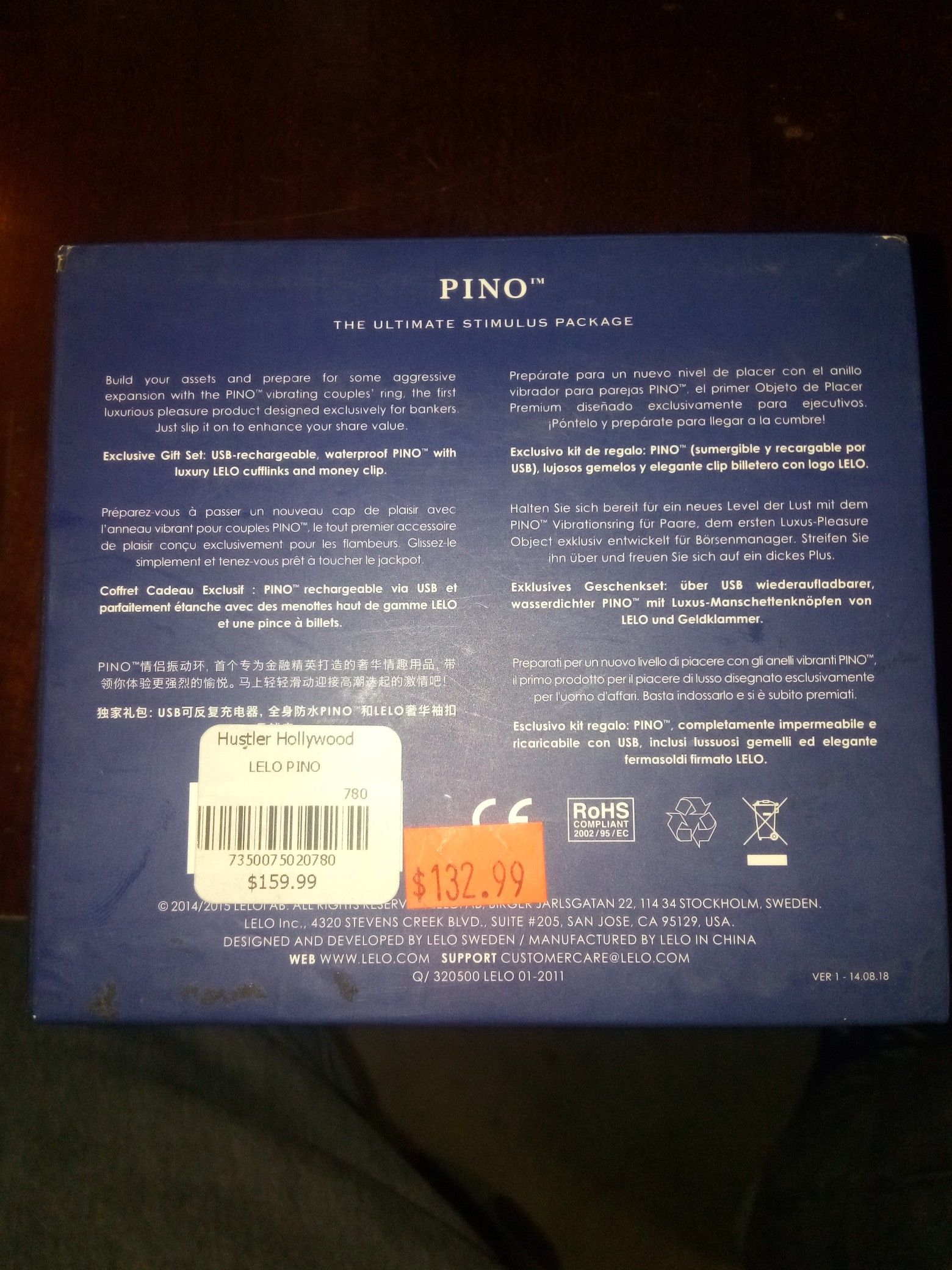 Lelo Pino (the ultimate stimulus package)