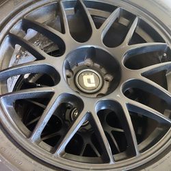Black Drag Brand Rims 5×114 and 245/50R 18 tires