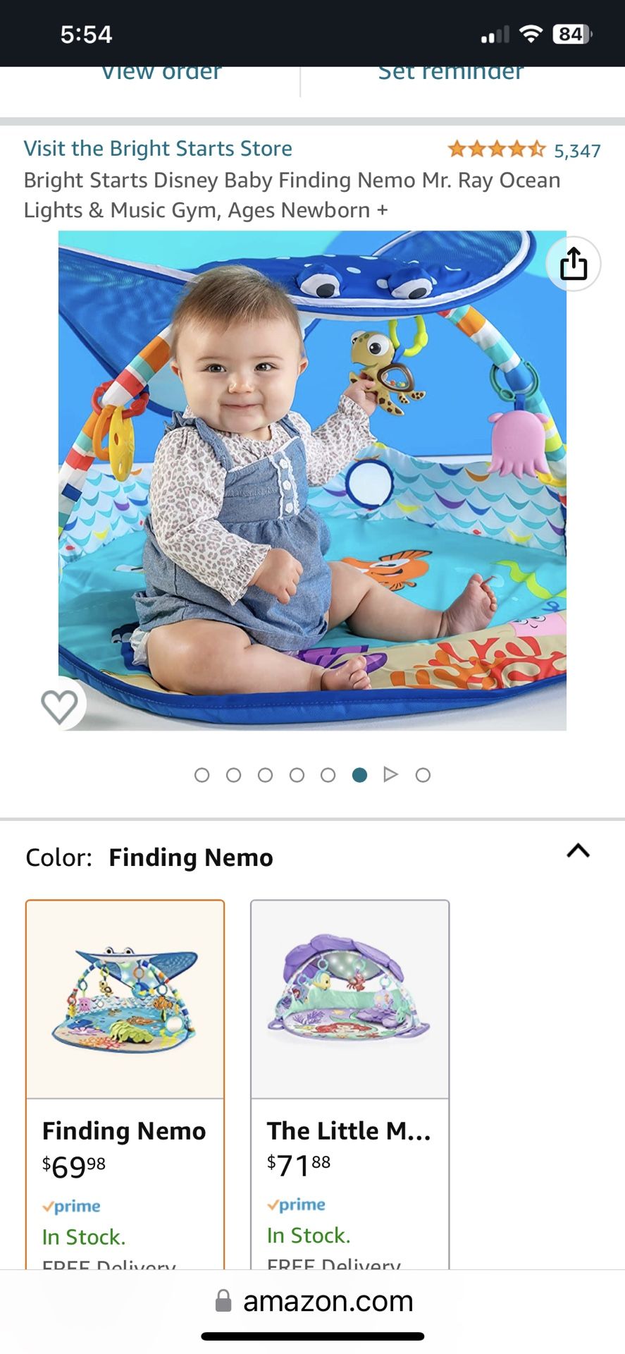 Bright Starts Disney Baby Activity Mat , Newborn+