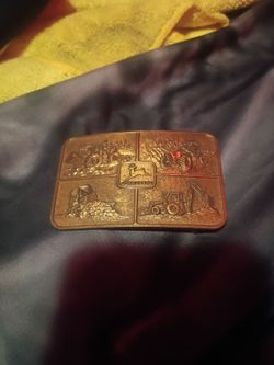 Vintage John Deere belt buckle