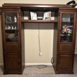 Heavy Duty Wood Entertainment Unit 