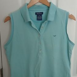 Faconnable Sleeveless Polo, Size M
