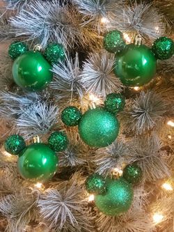 Mickey Mouse/ Minnie Mouse Shaped Christmas Ornaments