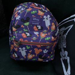 Disney Loungefly Halloween Treats Mini Backpack Nwt