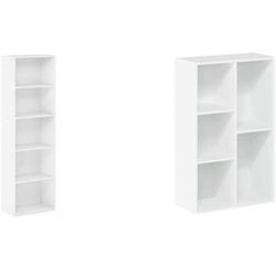 Furinno Bookcase and Storage Bundle (White)

