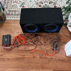 Subs With Kicker Amp And Wires