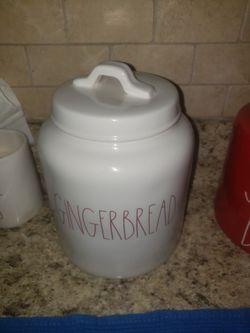 Gingerbread fat canister Rae dunn