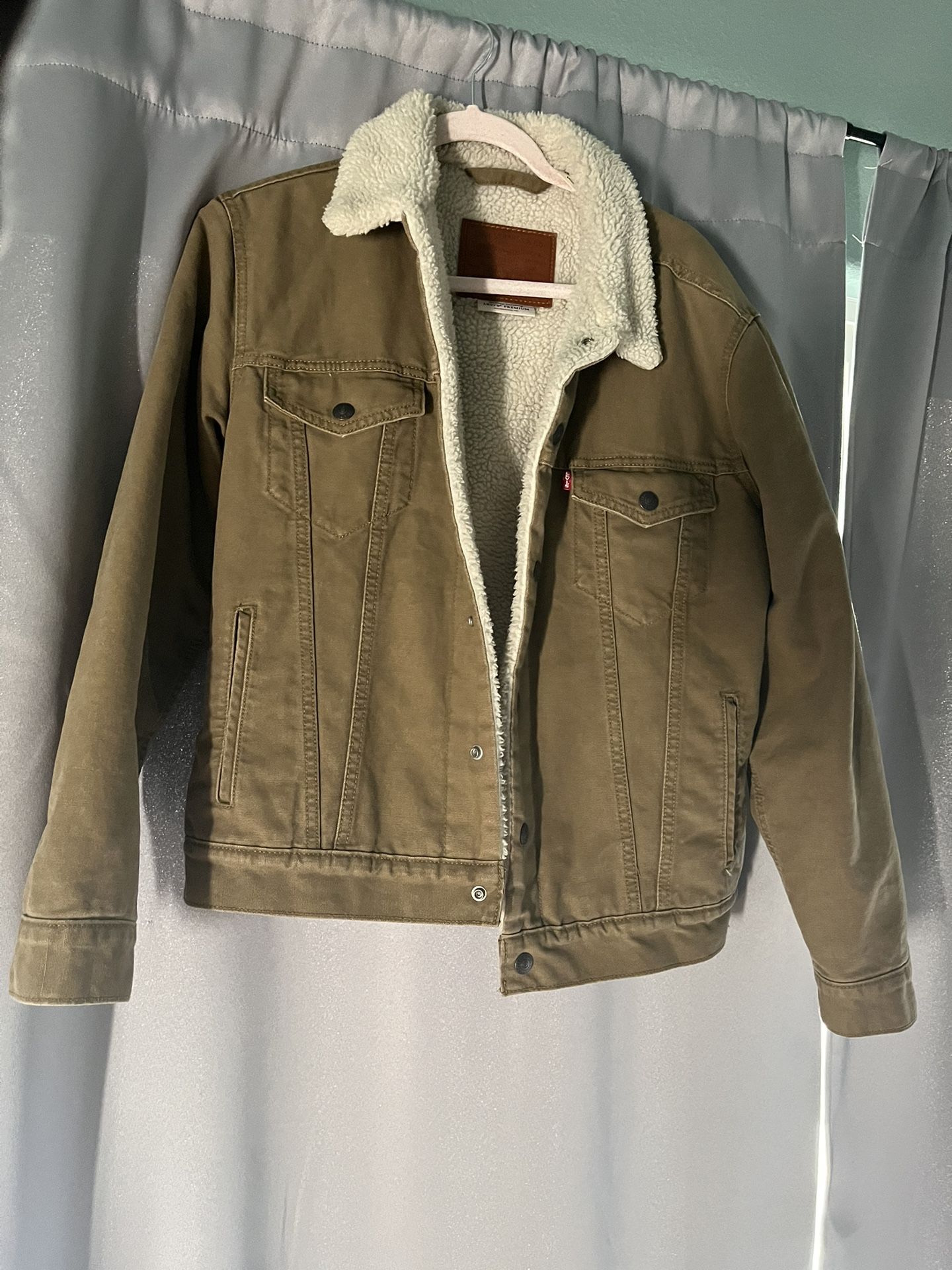 Levi’s Premium Sherpa Lined Canvas Jacket