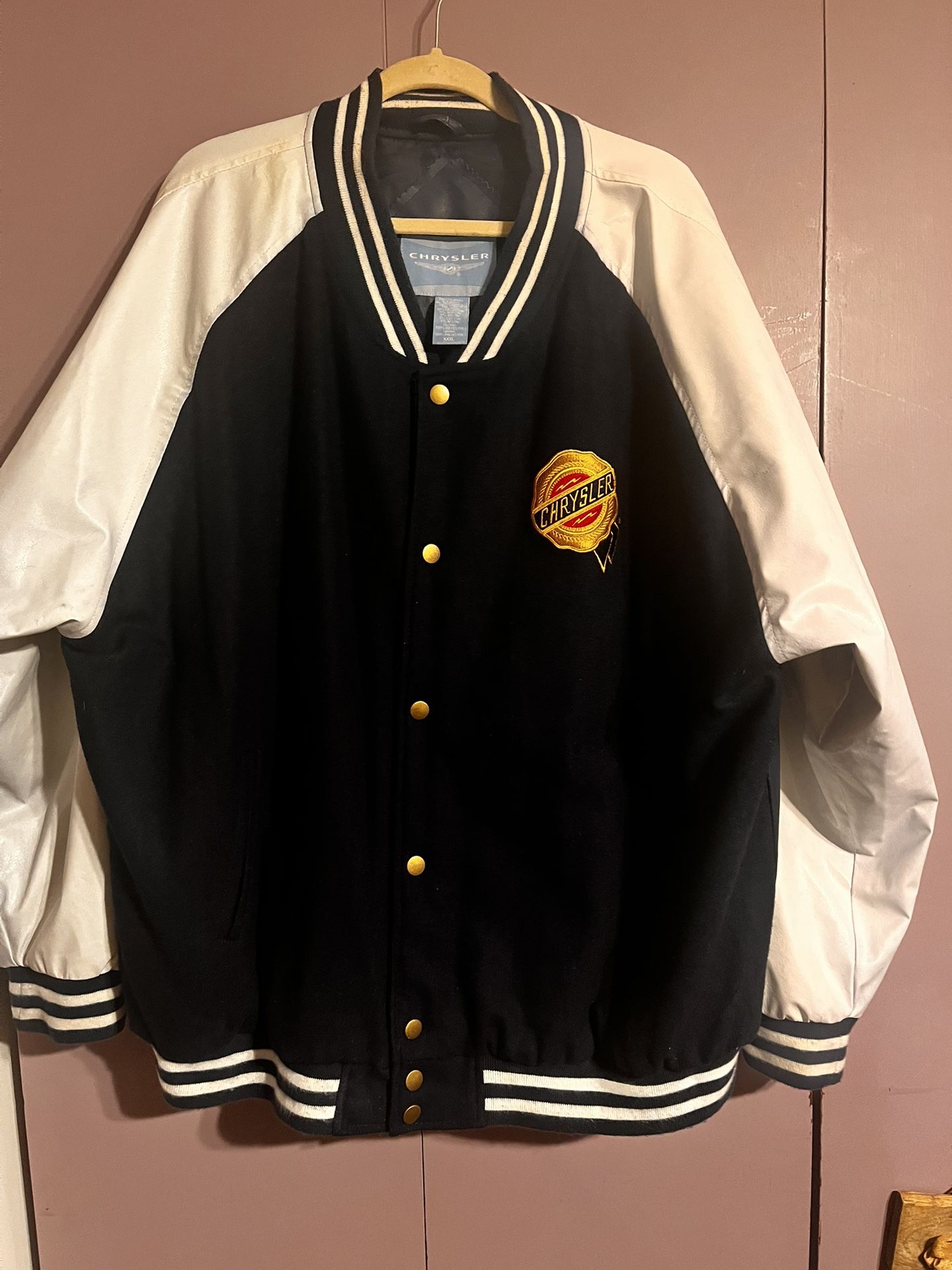 Mens Vintage Chrysler Varsity Jacket