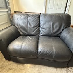 Thick Leather Couch