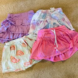 4 Pack: Assorted 3T Girl's Skirts