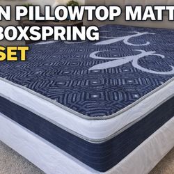 🟢NEW QUEEN PILLOWTOP SET $219
