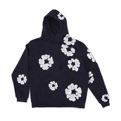 Denim Tear Cotton Wreath Hoodie