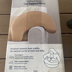 New Dr. Brown's Feeding and Nursing Lap Support Pillow with Cover, Premium Memory Foam