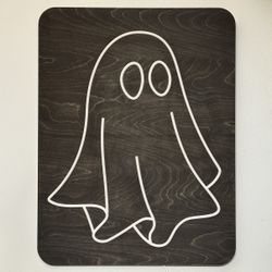 👻 Handmade LED Neon Ghost Sign – PRICE DROP! $129 (was $189)