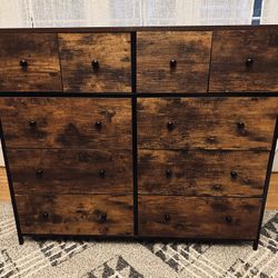 10 Drawer Dresser Storage Cabinet