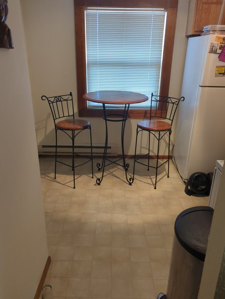 Bistro Table with Two Chairs