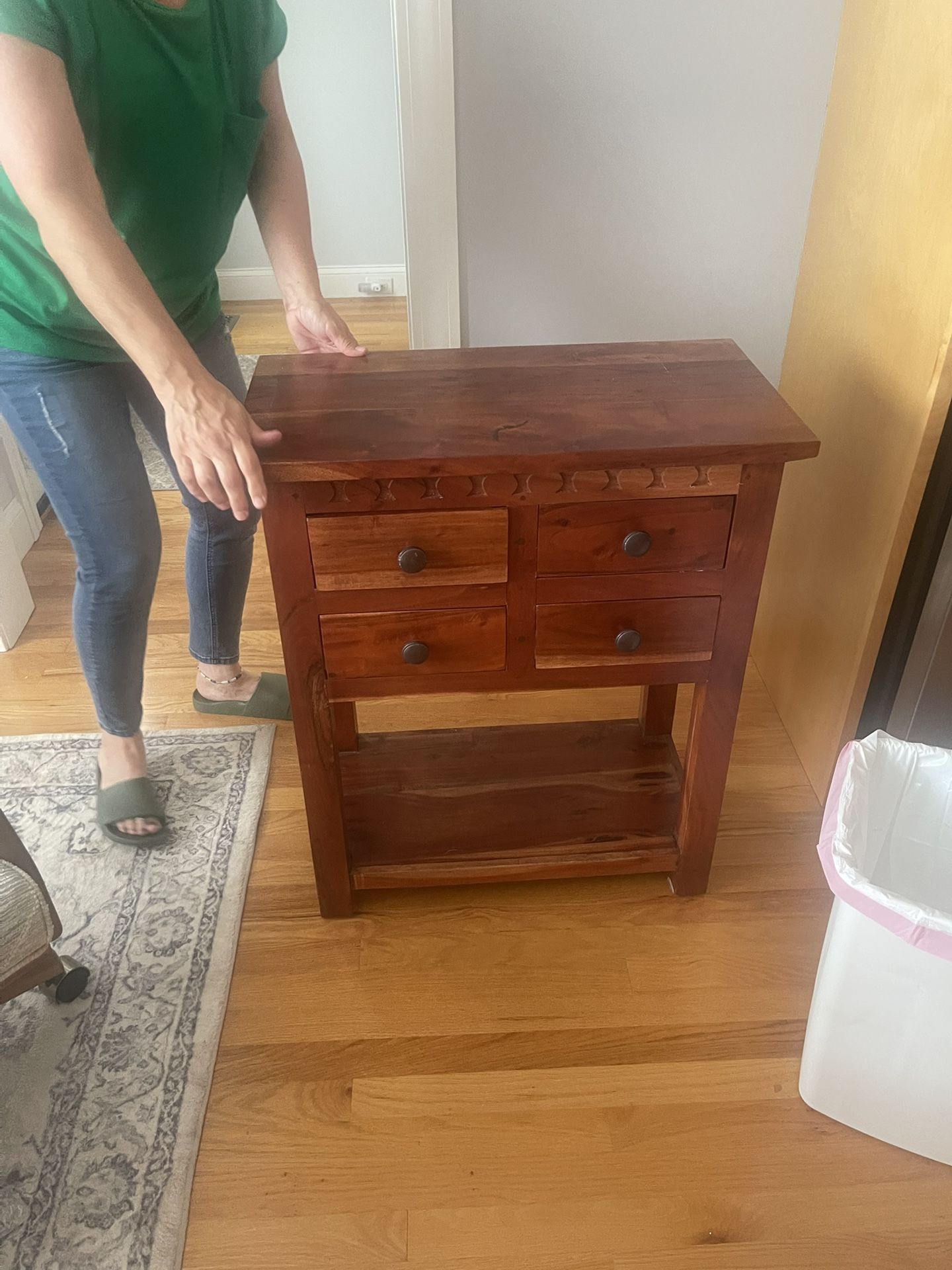 Wooden End Table 