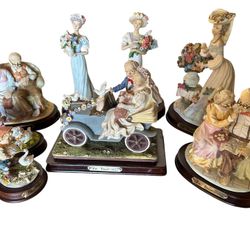 Vintage Da Vinci Collection Figurines (LOT of 8)