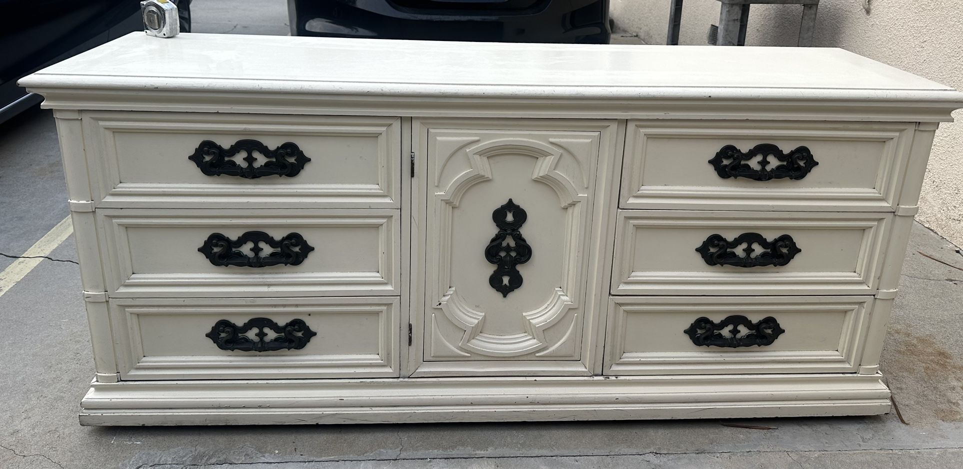 White Dresser As Is