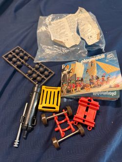 PLAYMOBIL Pirates Sailing Ship Set CANON / BALLS ONLY , 3550 (1975) Vintage