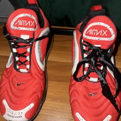 Nike x Undercover Air Max 720 in the University Red colorway.