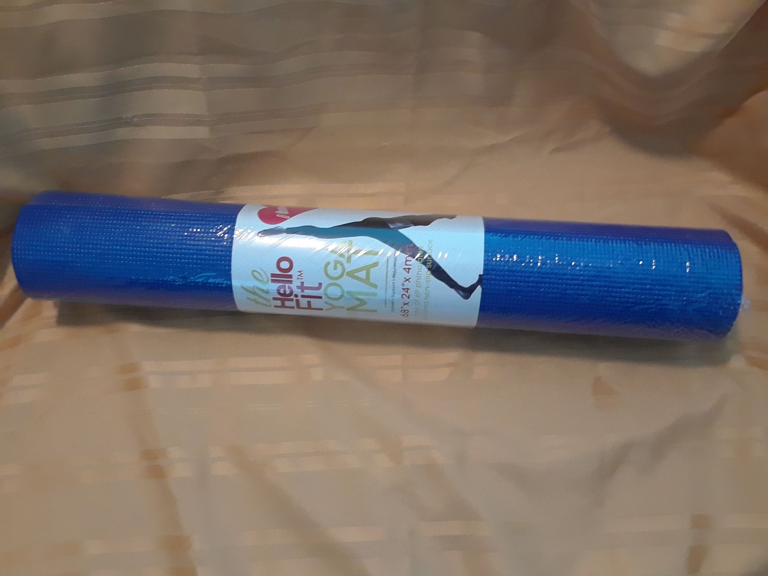 Yoga Mat, the Hello Fit tm