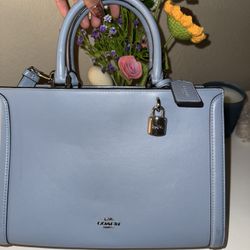 Light Blue Coach Purse