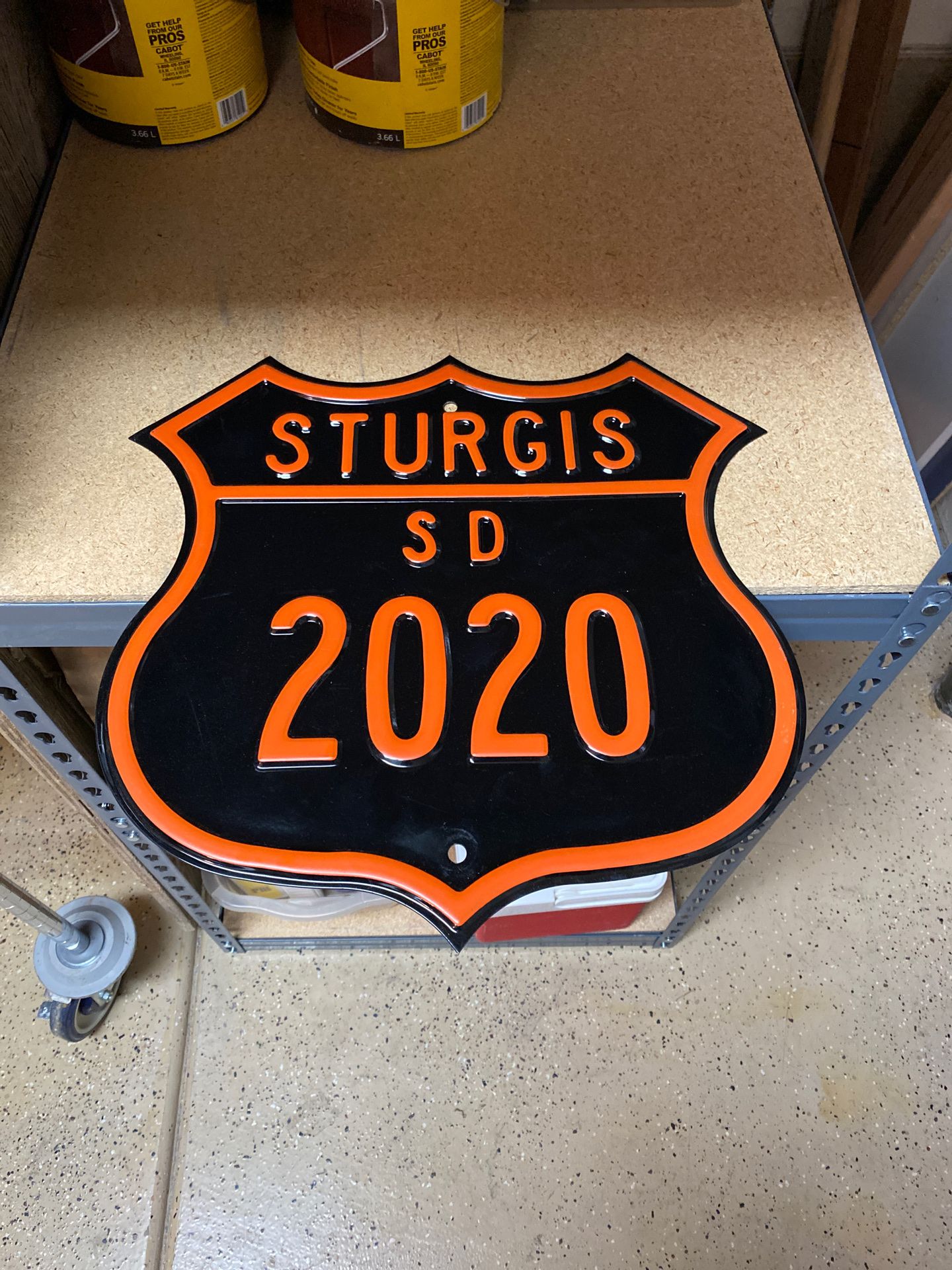 Sturgis 2020 steel sign, NEW