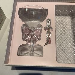 Espresso Martini Gift Set Martini Coupe Glass Clip On Charm